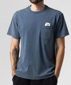 Alternative view of Lord Nermal Pocket Tee (Dark Slate Vintage Wash)