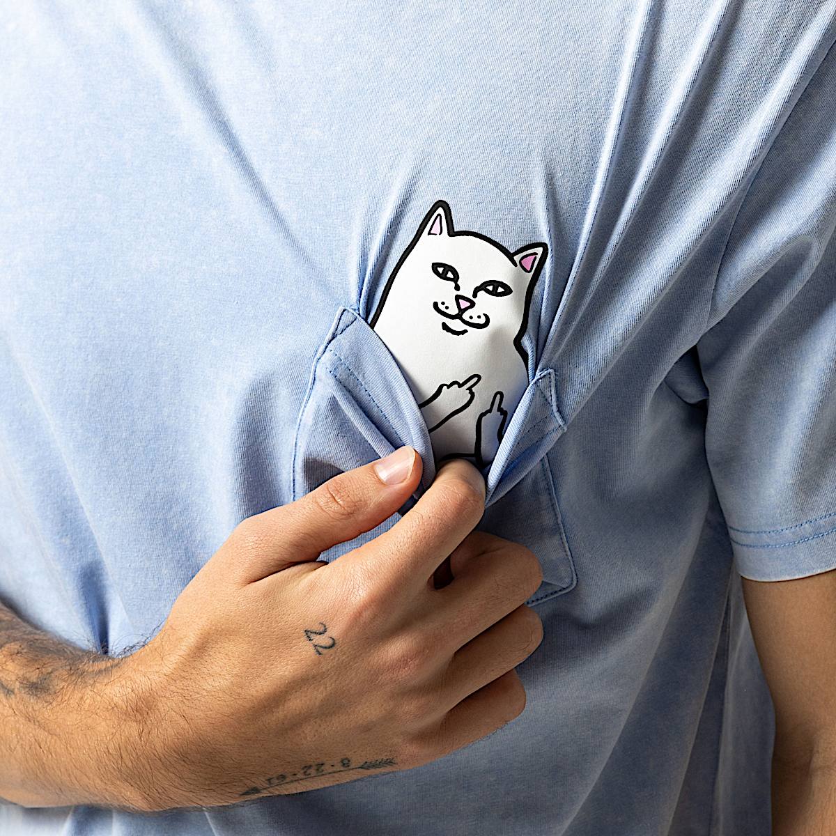 Lord Nermal Pocket Tee (Power Blue Vintage Wash) - Image 2