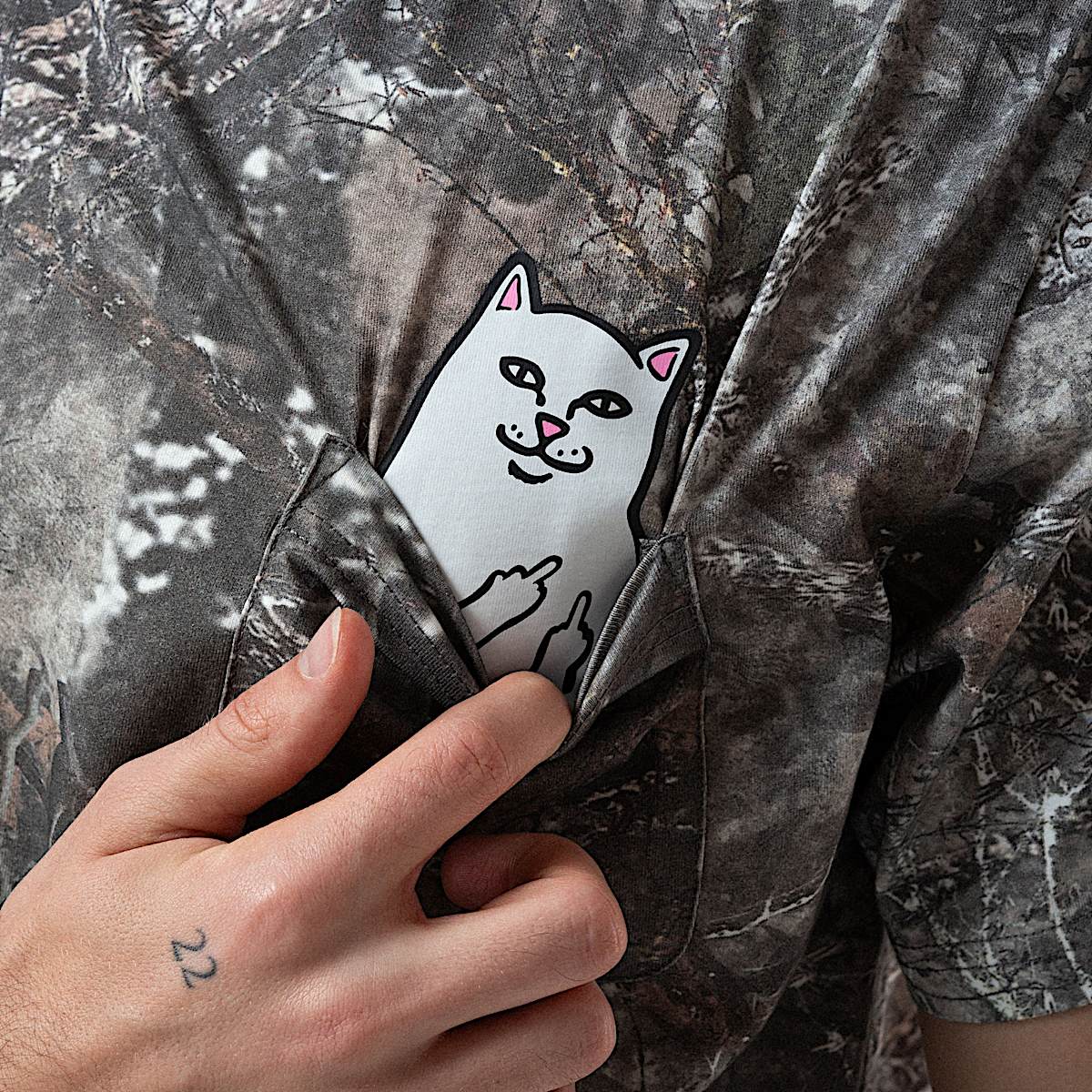 Lord Nermal Pocket Tee (Nerm Tree Camo) - Image 2