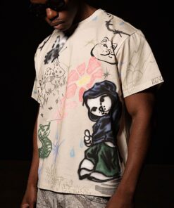 Alternative view of Goosebumps Tee (Bone)