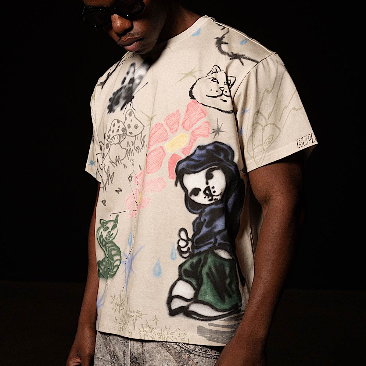 Goosebumps Tee (Bone) - Image 2