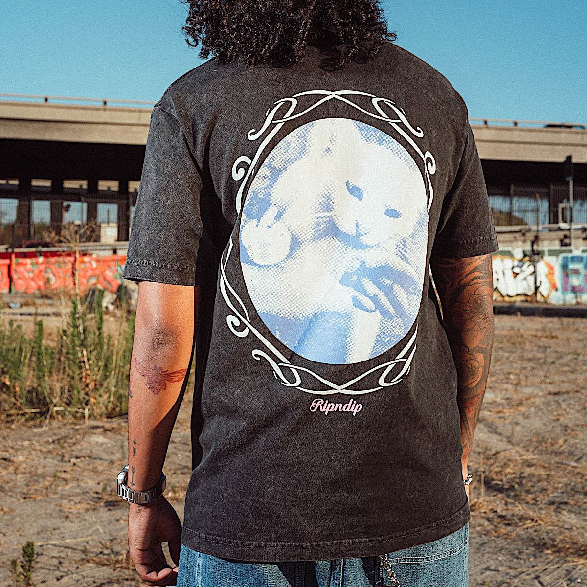 Memories Tee (Black Vintage Wash) - Image 2