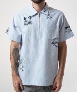 Alternative view of Westside Quarter Zip Shirt (Navy )