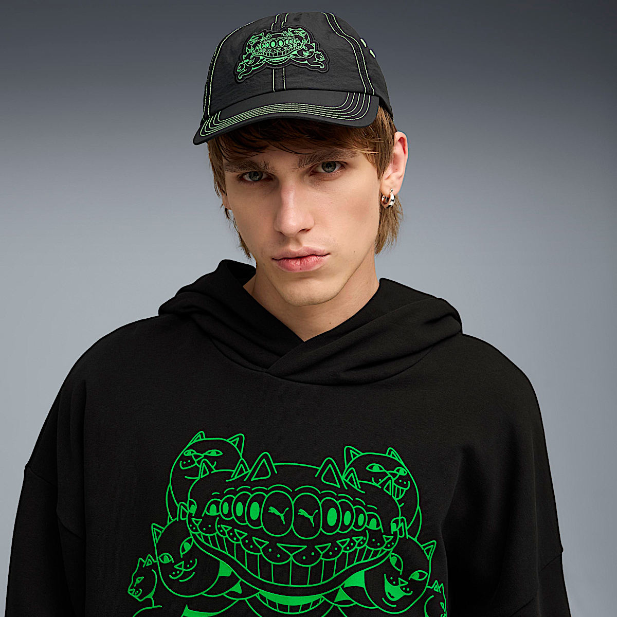 PUMA x RIPNDIP Dad Cap (Puma Black) - Image 2