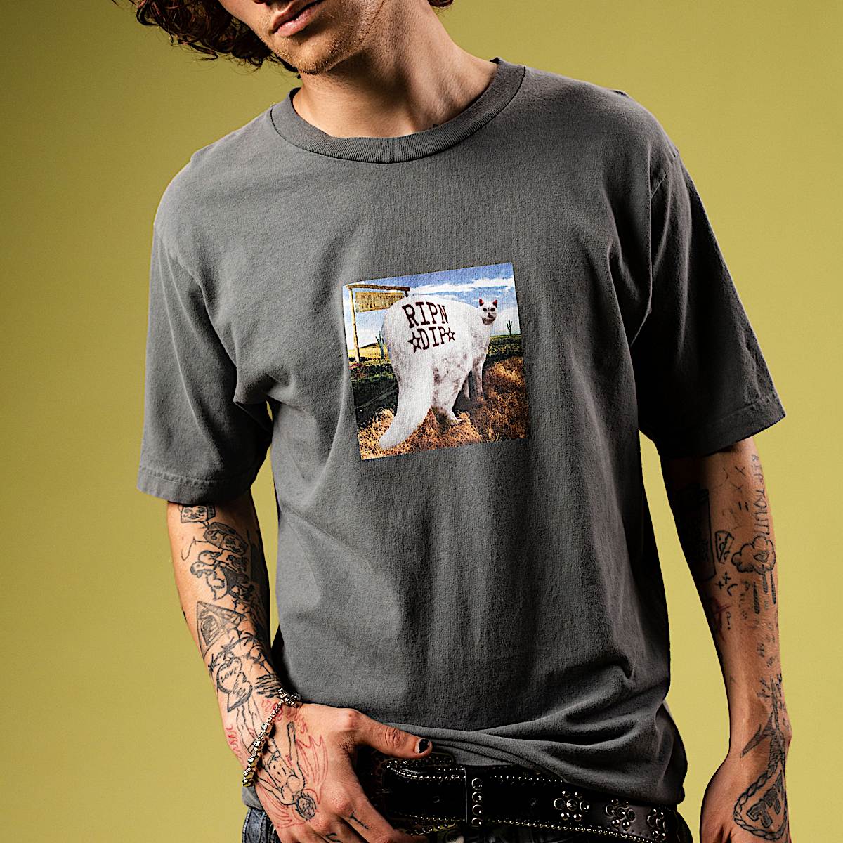 Rowdy Howdy Tee (Charcoal) - Image 2