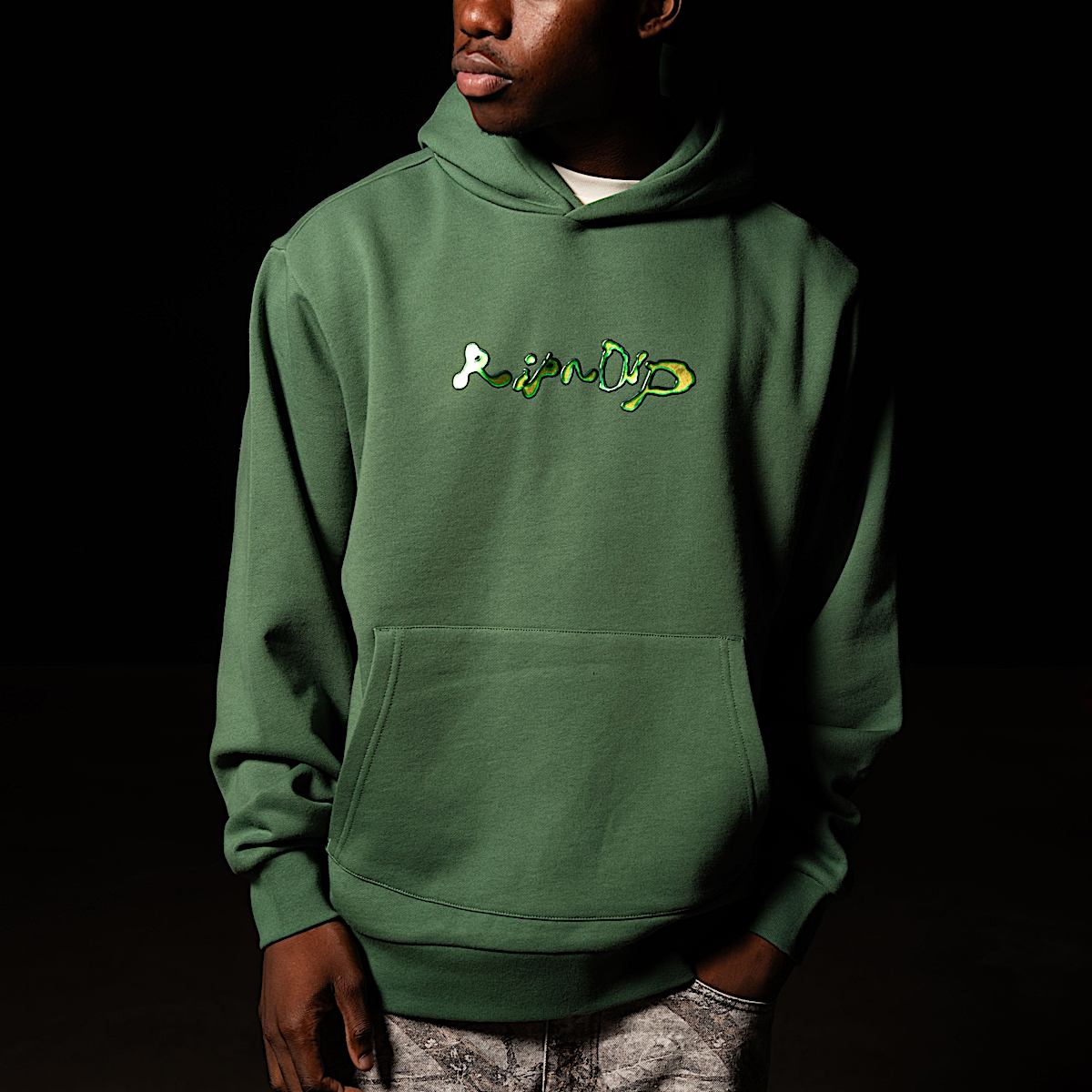Slime Hoodie (Olive) - Image 2