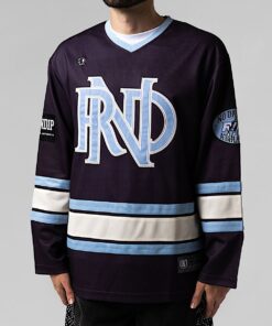 Alternative view of No Days Off Hockey Jersey  (Plum)