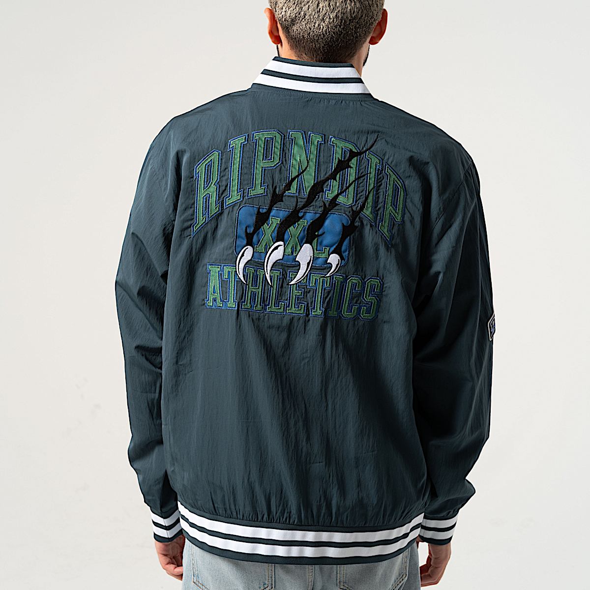 Ripndip Athletics Stadium Jacket (Navy) - Image 2
