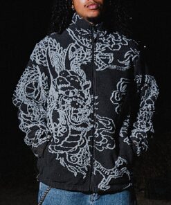 Alternative view of Haku Reversible Jacket (Black / Charcoal)
