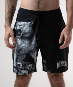 Alternative view of Wasteland Swim Shorts (Black)