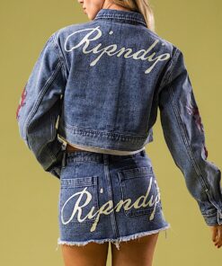 Alternative view of Travis Denim Skirt (Light Wash)