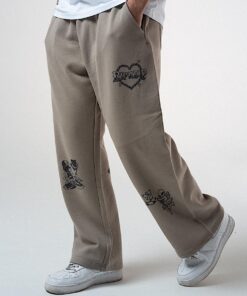 Alternative view of Westside Straight Leg Sweatpants (Dark Sand)