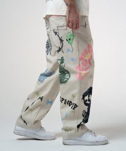 Alternative view of Goosebumps Wide Fit Pants (Bone)