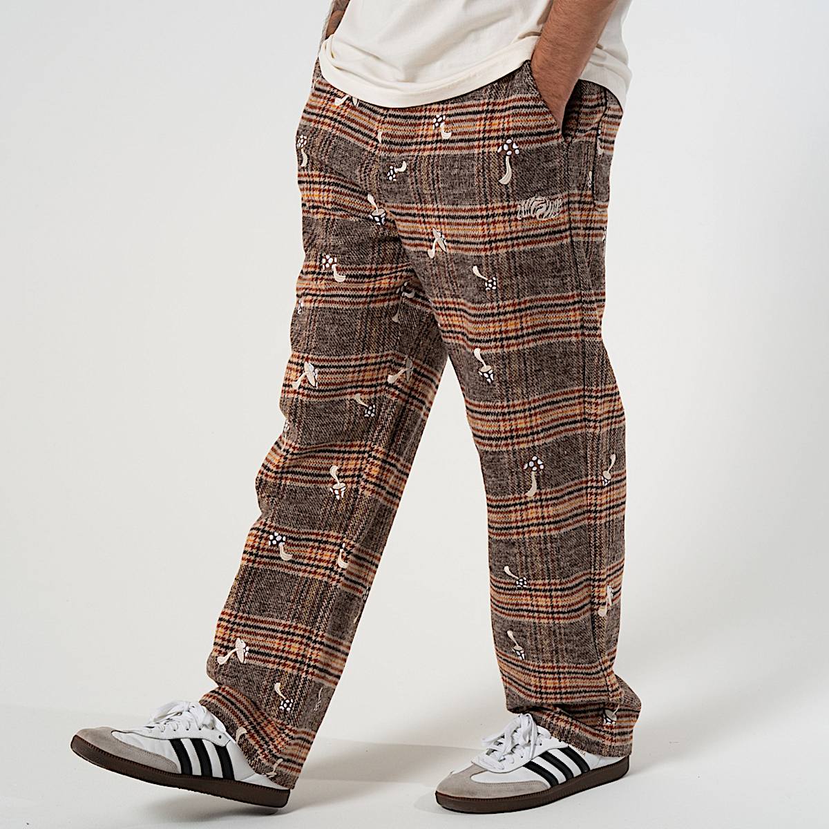Euphoria Pants (Brown Plaid) - Image 2