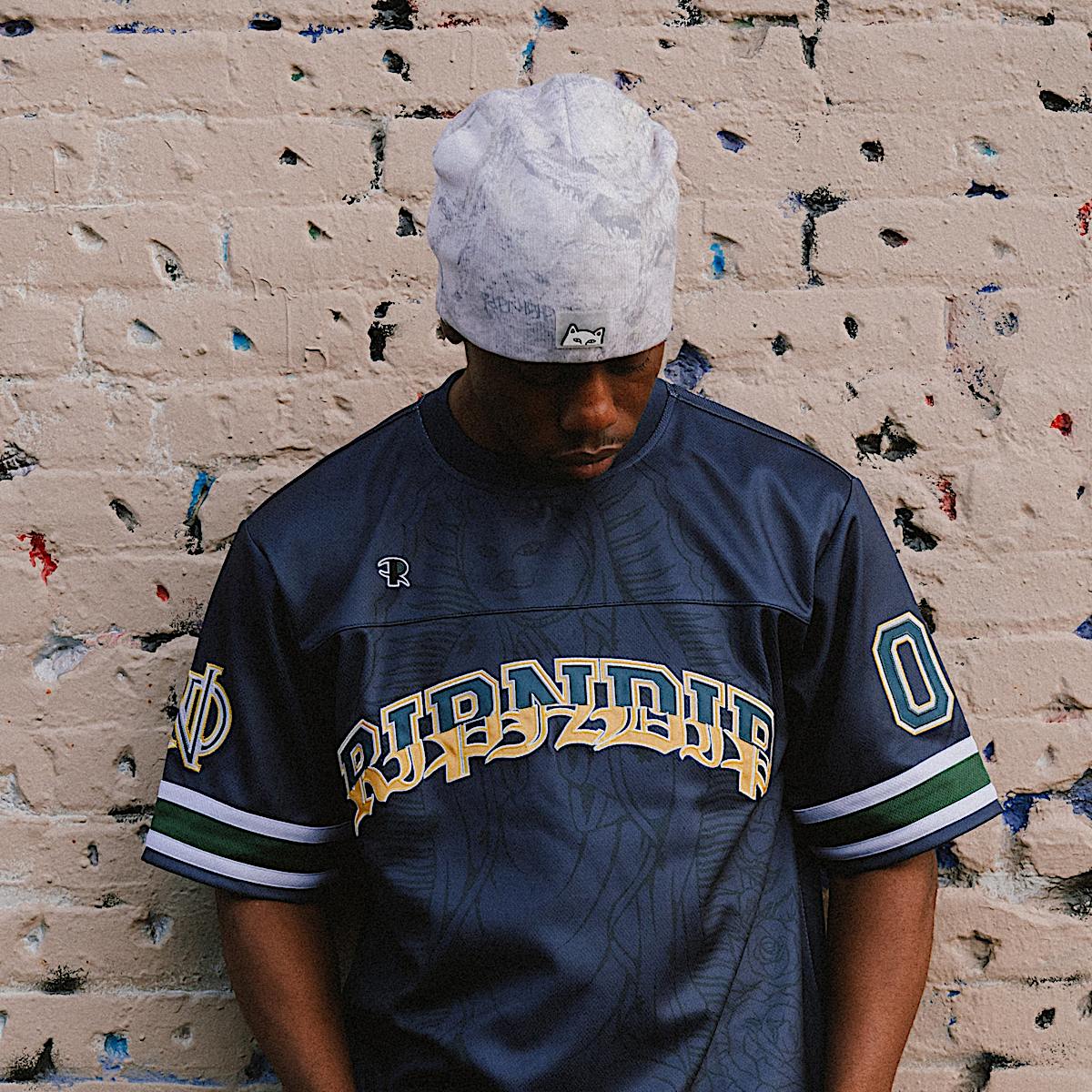 Peeking Nermal Skull Beanie (Nerm Tree Camo) - Image 2