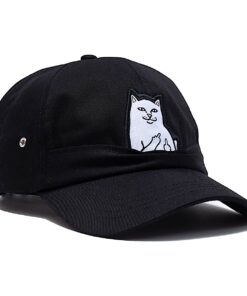 Alternative view of Lord Nermal 6 Panel Pocket Hat (Black)
