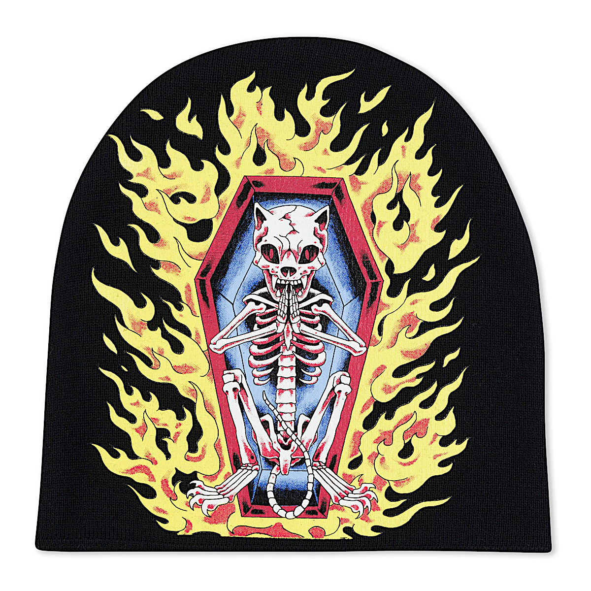 Burn In Heck Beanie (Black) - Image 2