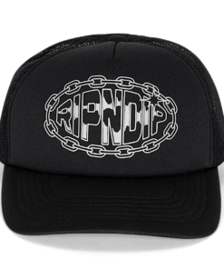 Alternative view of Linked Up Trucker Hat (Black)