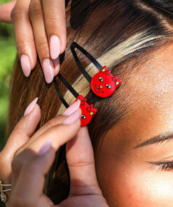 Alternative view of Lord Devil Hair Clip (Red)