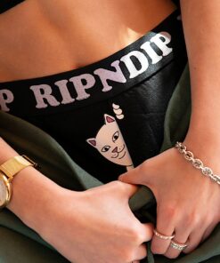 Alternative view of Peek A Nermal Boxers (Black)