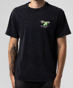 Alternative view of Gourmet Cat Food Tee (Black Vintage Wash)