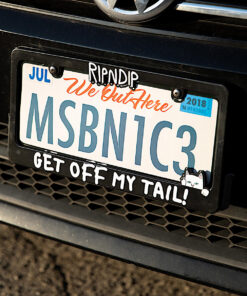 Alternative view of Tailgate License Plate Frame (Black)