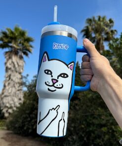Alternative view of Lord Nermal Big Ol Cup Tumbler (Blue)