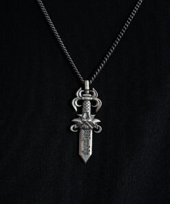 Alternative view of Nerm Dagger Necklace (Silver)