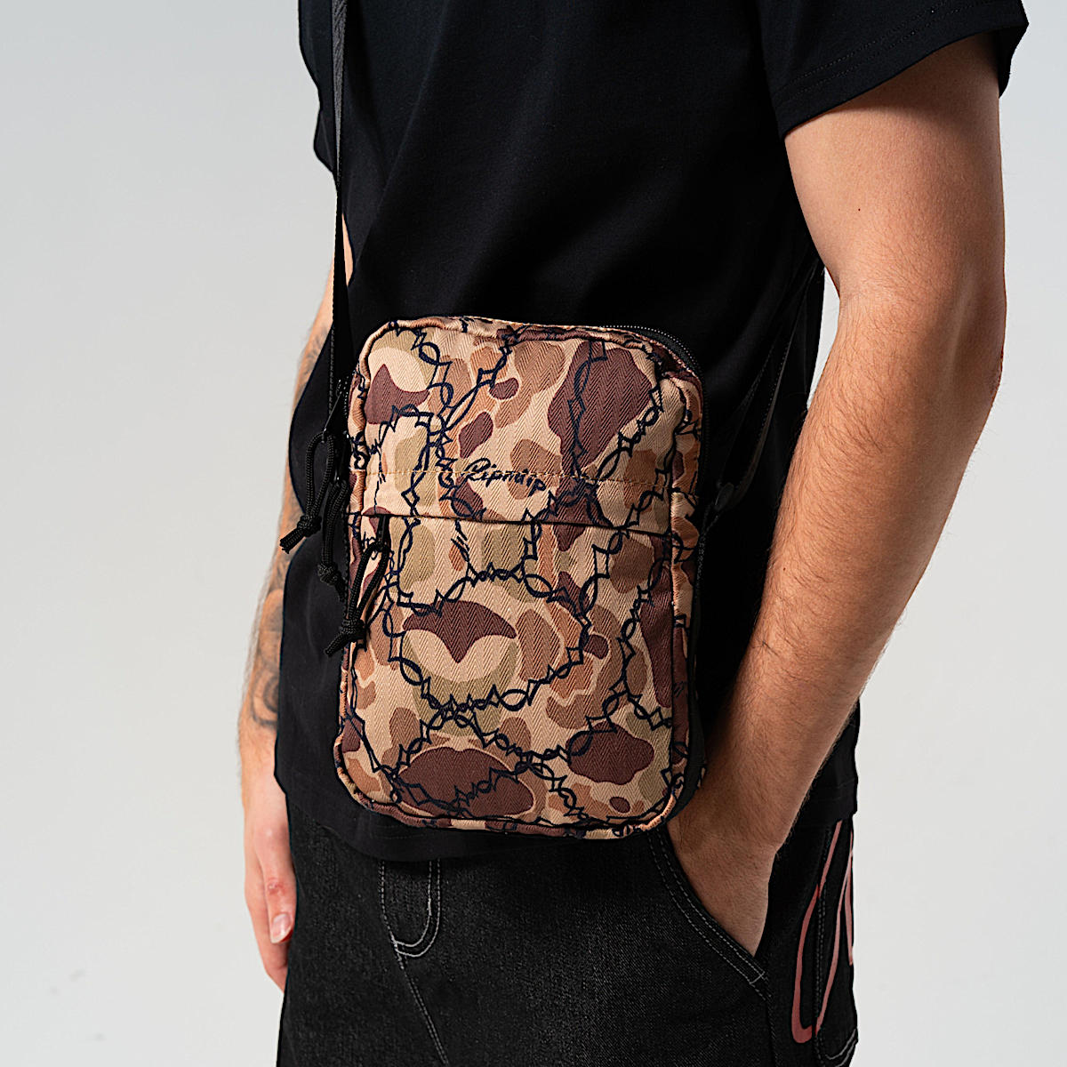 Wired Cross Body Bag (Tan Camo) - Image 2