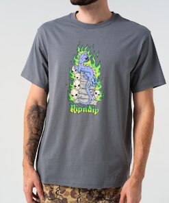 Alternative view of Horntail Tee (Charcoal)