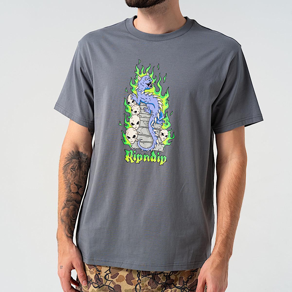 Horntail Tee (Charcoal) - Image 2