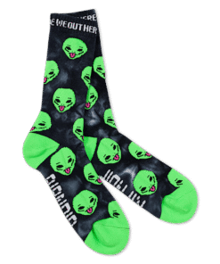 Alternative view of We Out Here Socks (Black Lightning)