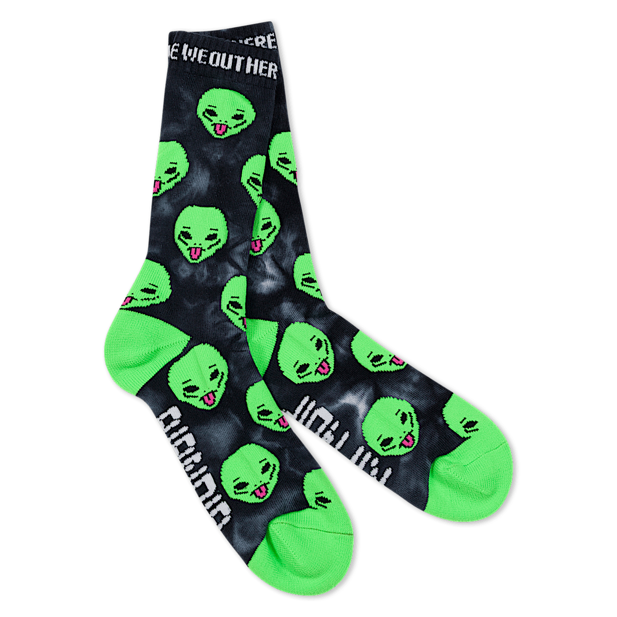 We Out Here Socks (Black Lightning) - Image 2