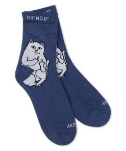 Alternative view of Lord Nermal Mid Socks (Navy)