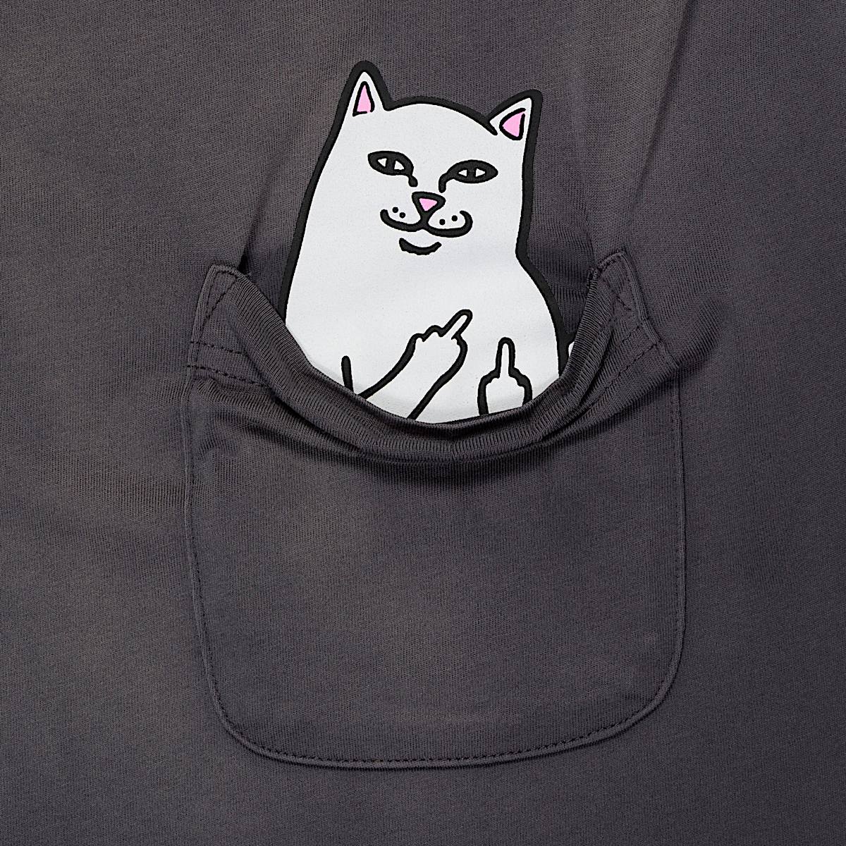 Lord Nermal Pocket Tee (Charcoal Vintage Wash) - Image 2