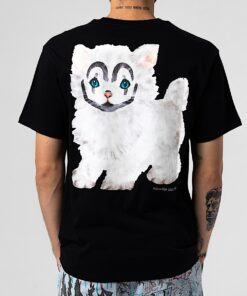 Alternative view of Pet Me Im Cute Tee (Black)