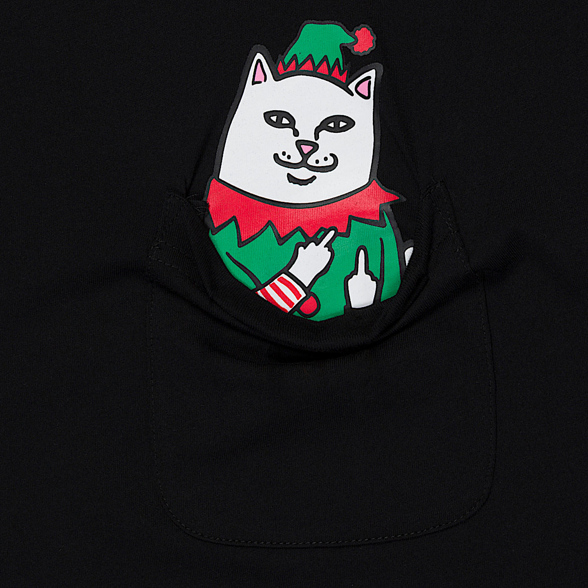 Lord Nermal Elf Pocket Tee (Black) - Image 2