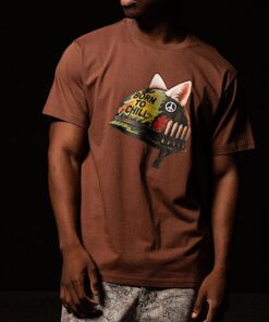 Alternative view of Born To Chill Tee (Brown)