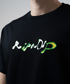 Alternative view of Slime Tee (Black)
