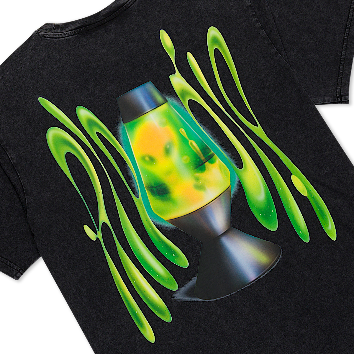 Lava Lamp Tee (Black Vintage Wash) - Image 3