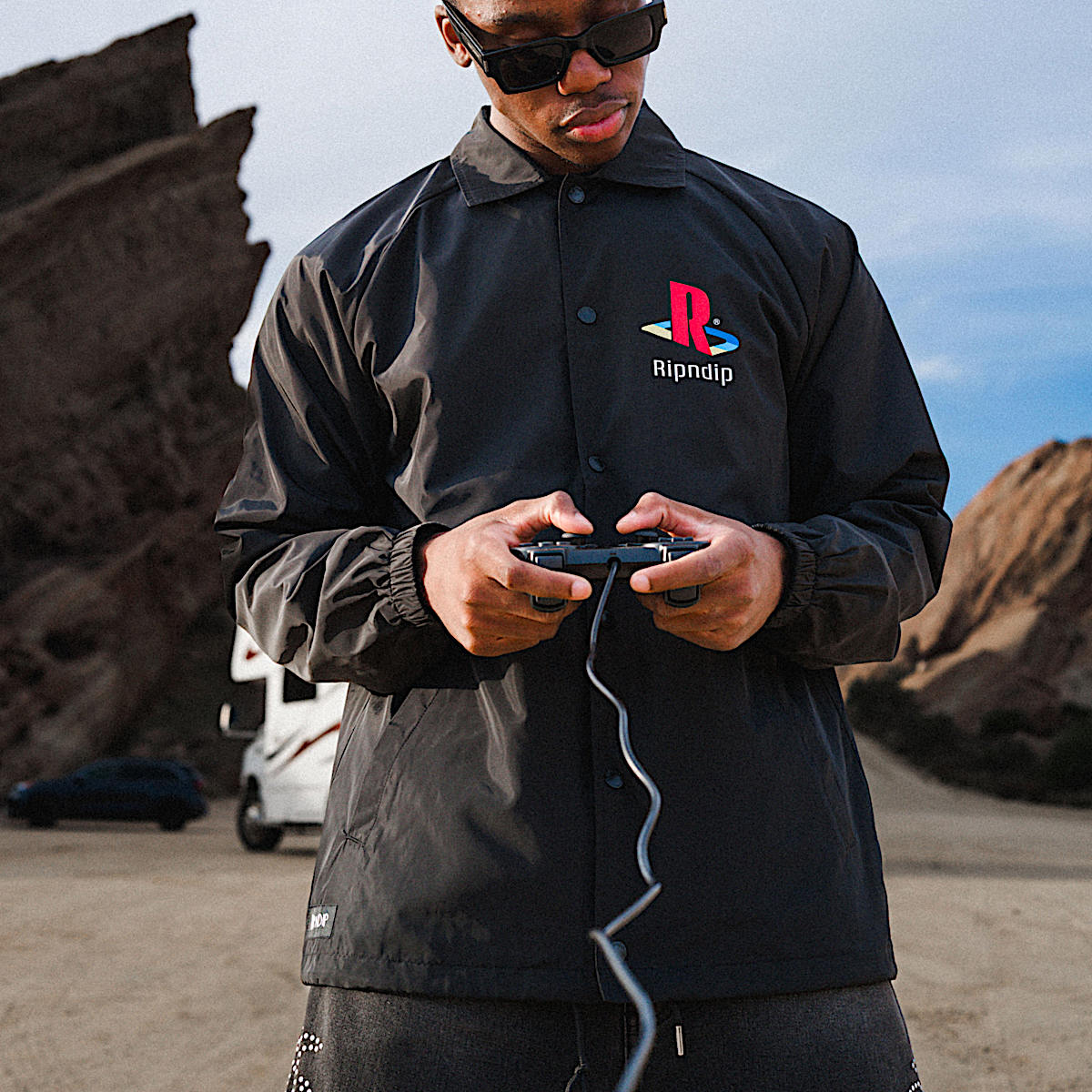 Nermii Coaches Jacket (Black) - Image 3