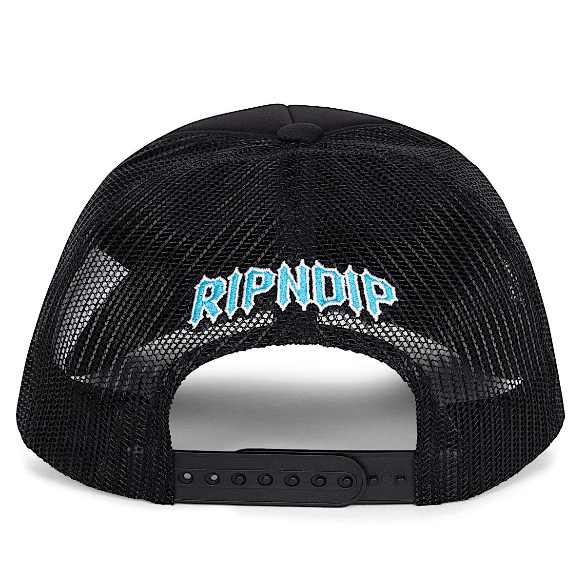 Skull and Bones Trucker Hat (Black) - Image 3