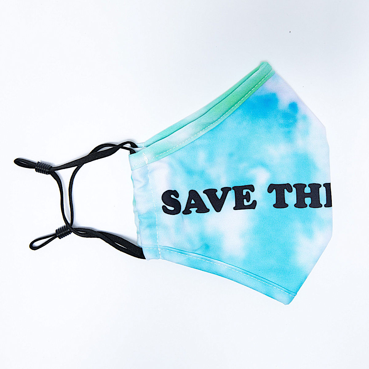 Save The World Face Mask (Blue) - Image 3