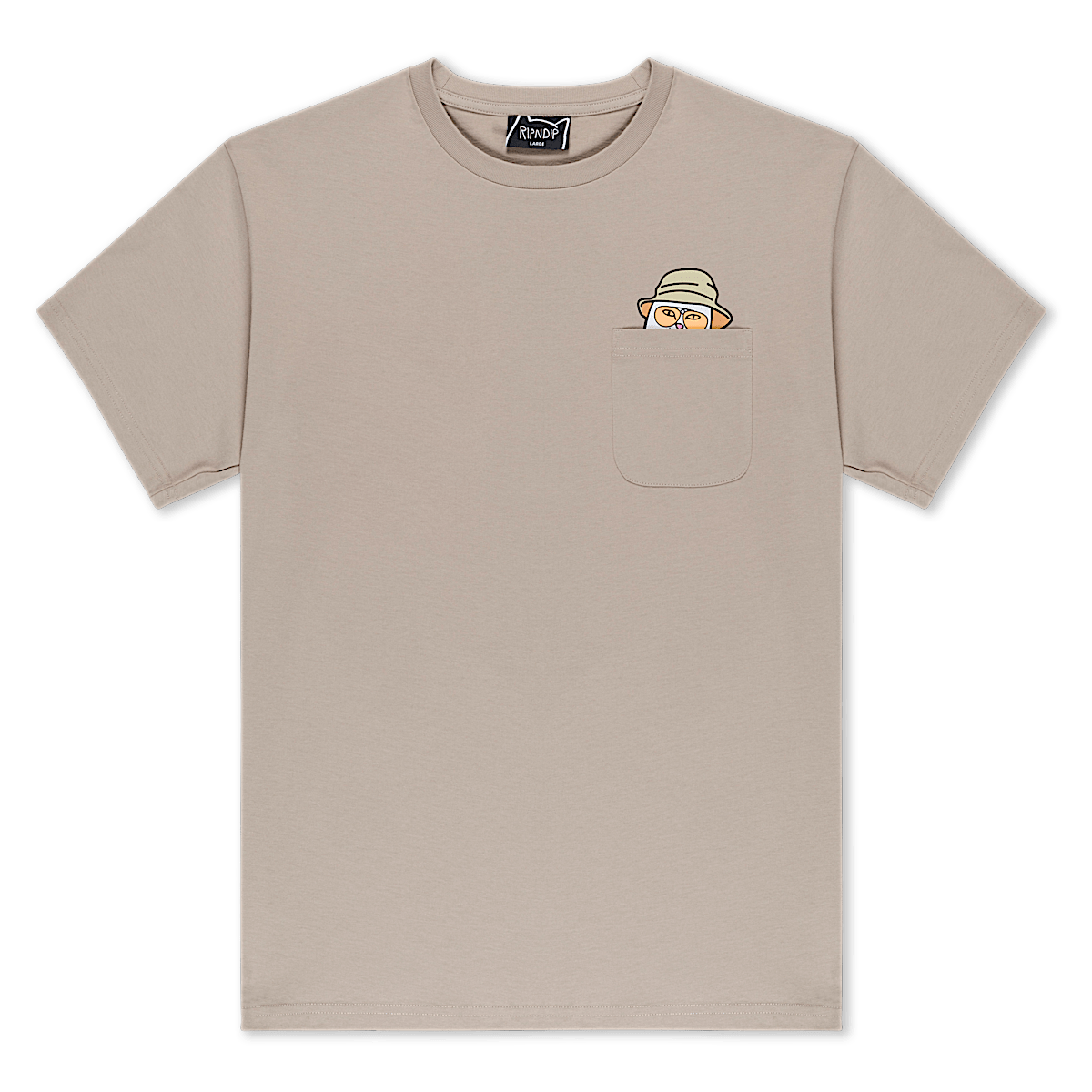 Nermal S Thompson Pocket Tee (Tan) - Image 3