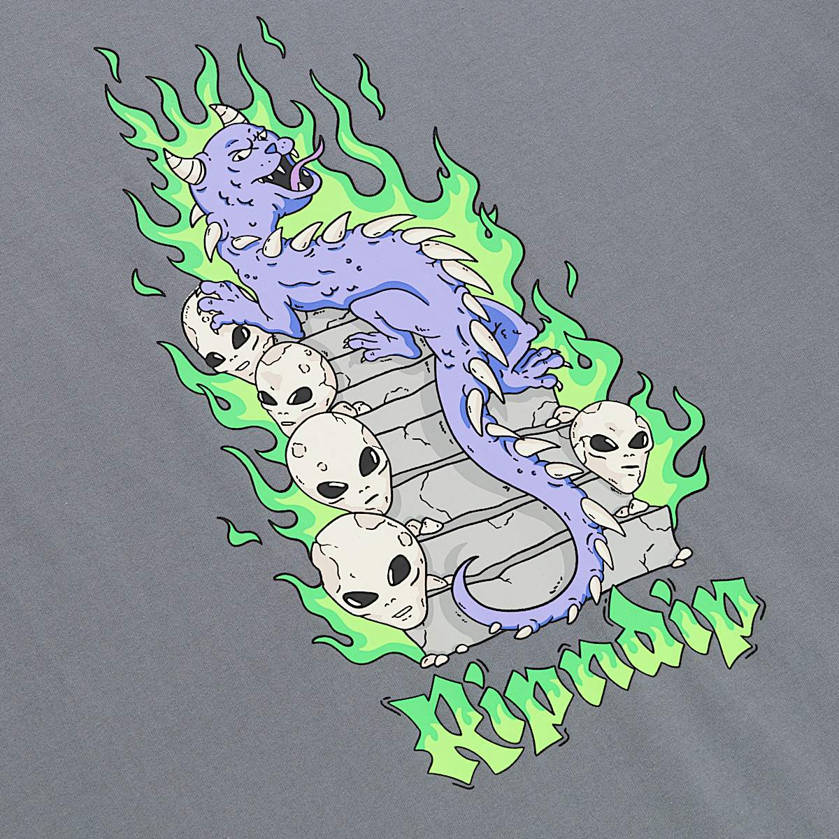 Horntail Tee (Charcoal) - Image 3