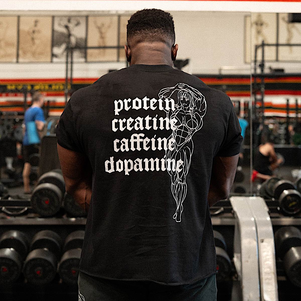 Protein Cropped Tee (Black) - Image 3