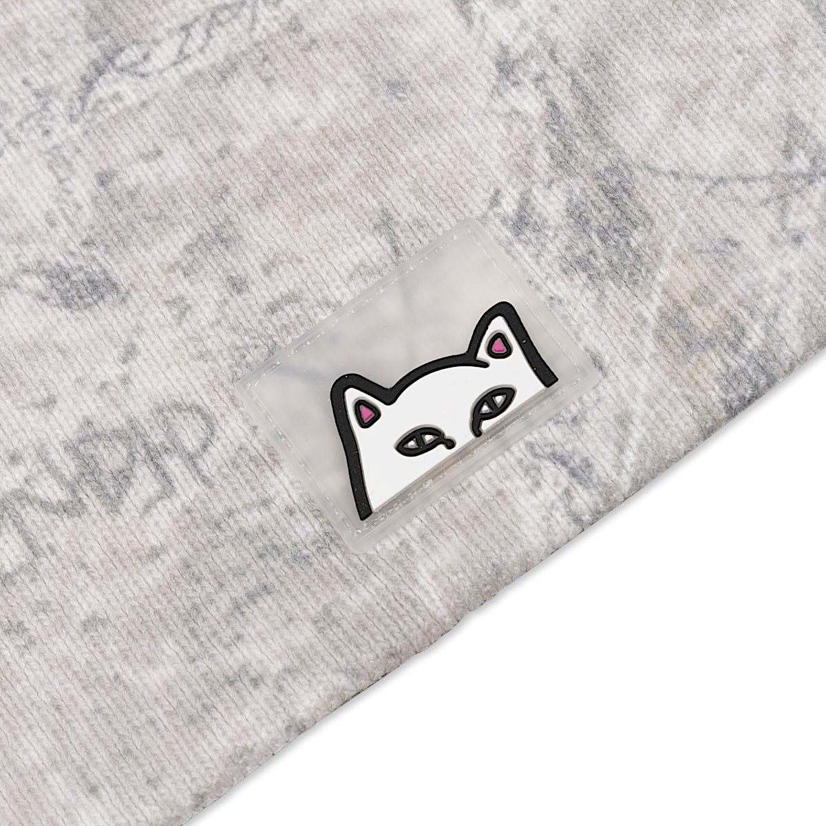 Peeking Nermal Skull Beanie (Nerm Tree Camo) - Image 3