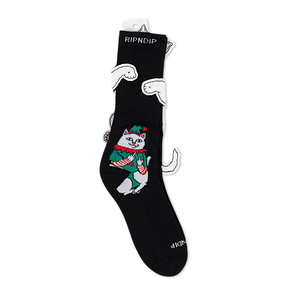 Nermal Elf Socks (Black) - Image 3