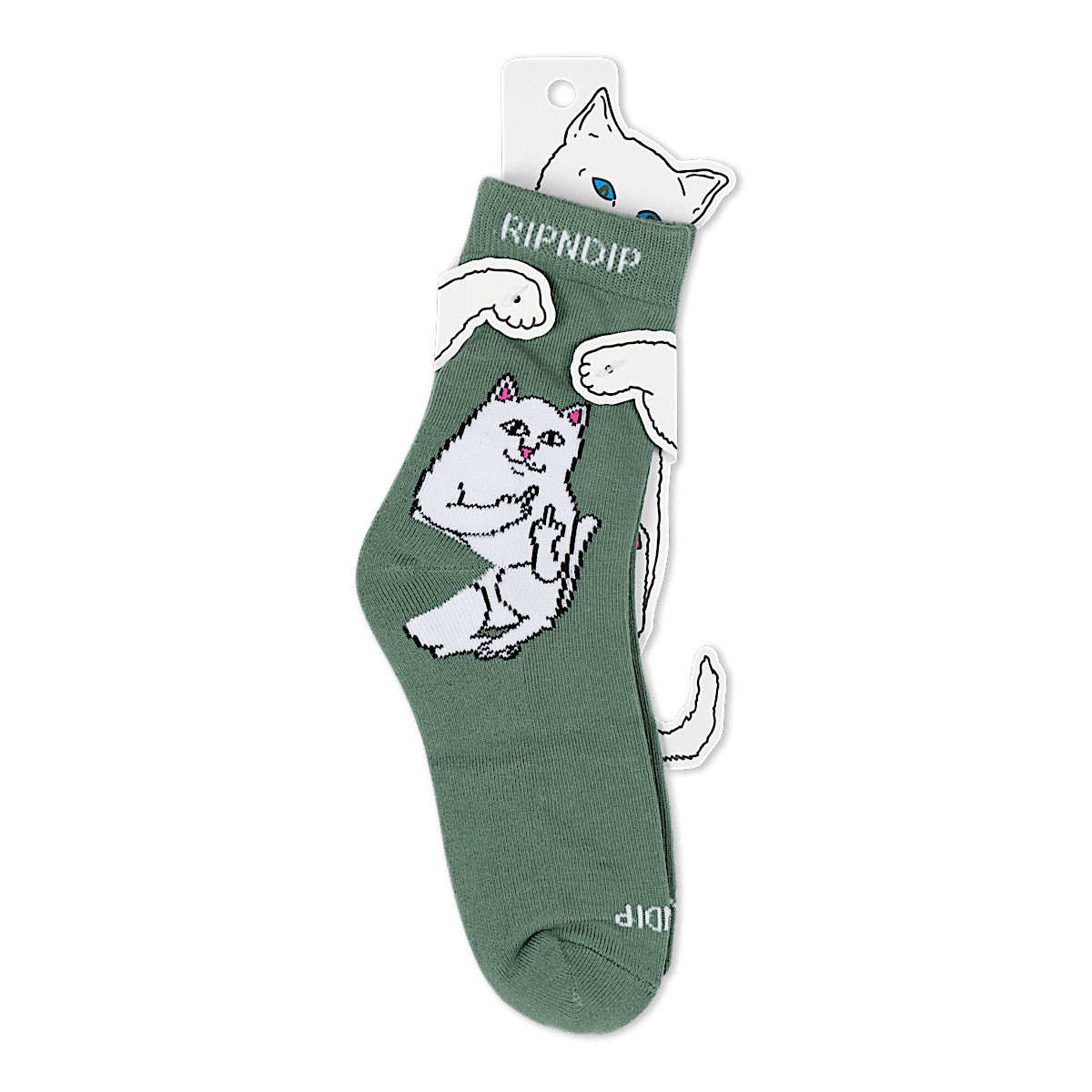 Lord Nermal Mid Socks (Pine Green) - Image 3