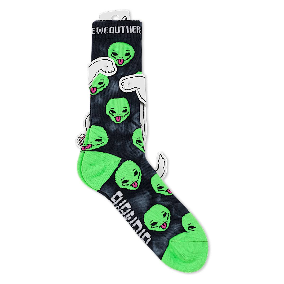 We Out Here Socks (Black Lightning) - Image 3